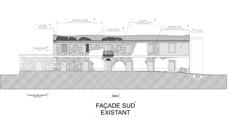 BAN FACADE SUD EXI
